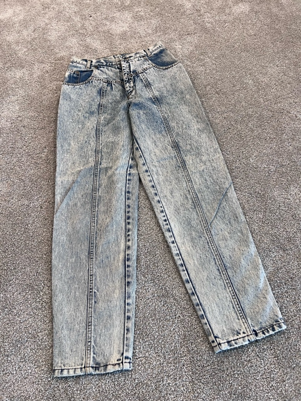 P.S. Gitano Vintage VTG Women’s Jeans Size 12 Acid Wash High Waist Pants Rare - Picture 3 of 16